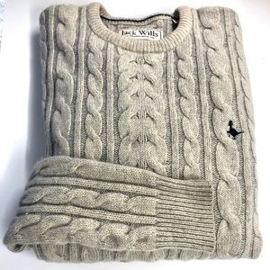 Jack Wills mens Merino Wool Sweater